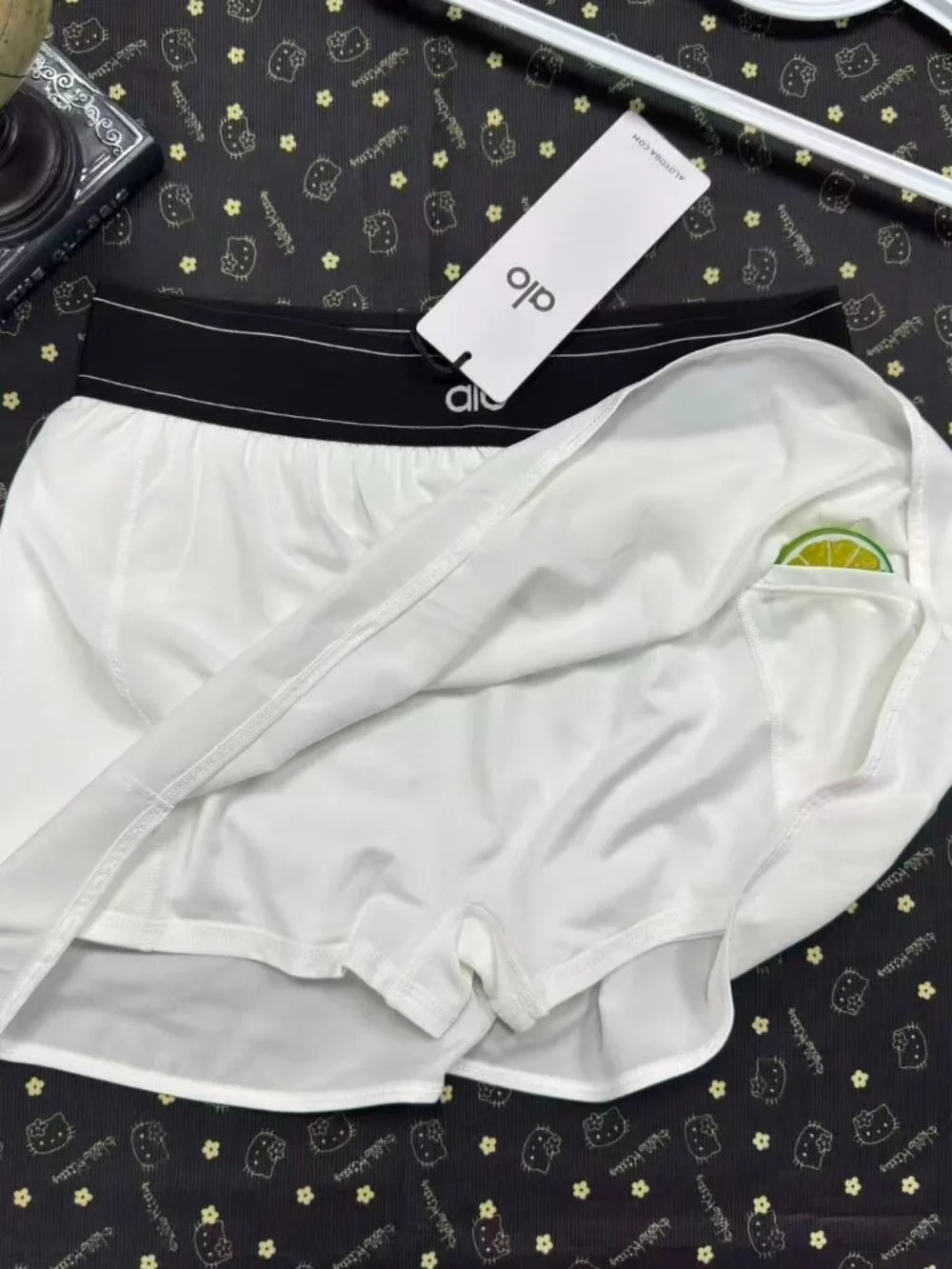 Women’s White ALO Yoga🎠Match Point Tennis Skirt NWT